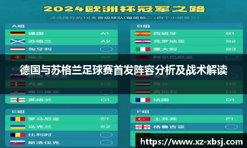 德国与苏格兰足球赛首发阵容分析及战术解读