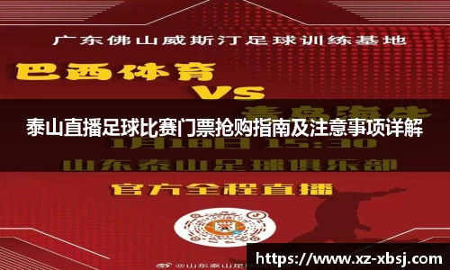 泰山直播足球比赛门票抢购指南及注意事项详解